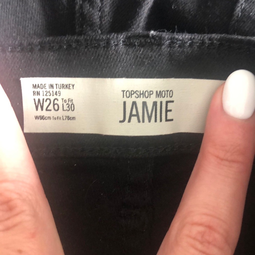 Topshop Jamie Moto Jeans - Picture 4 of 4